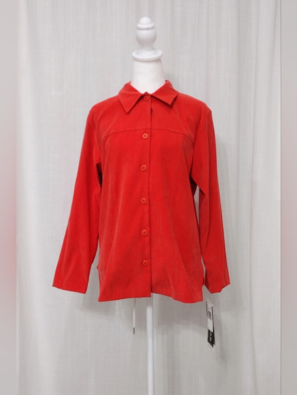 Sag Harbor Red Button-Down Collared Shirt